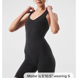 ALO Yoga Black Airbrush Real Onesie